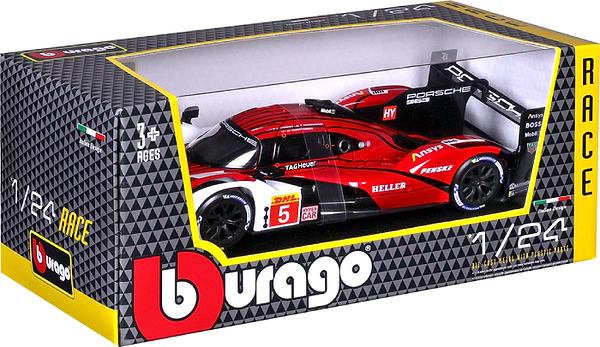 Фото - Коллекционная машинка 1:24 Bburago PORSCHE 963 (1:24) (18-28022)