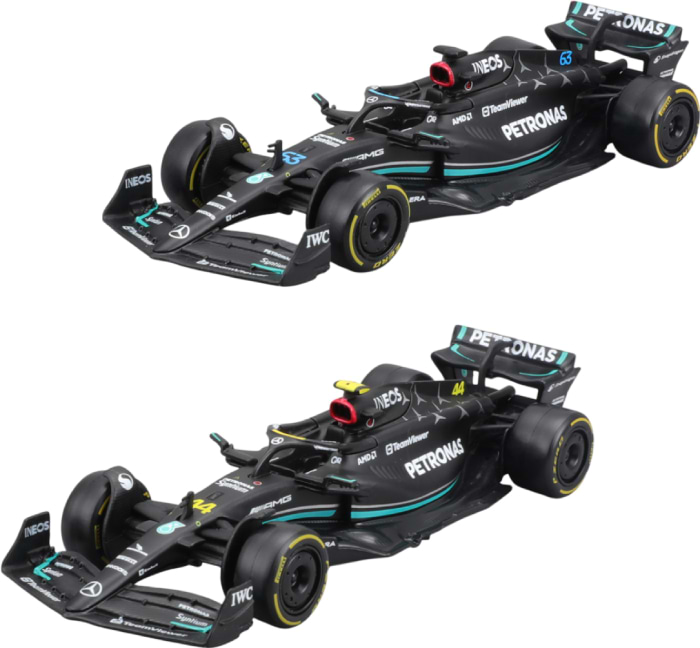 Колекційна машинка 1:43 Bburago MERCEDES-AMG F1 W14 E PERFORMANCE (2023) (1:43) (18-38080) - Фото 1