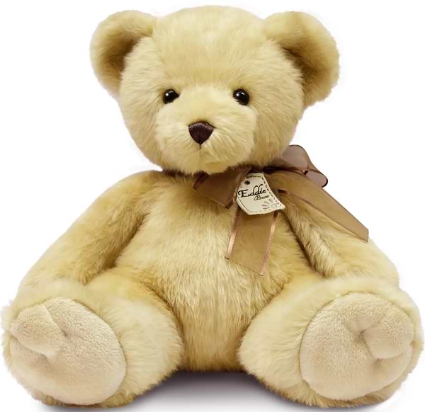 Фото - М'яка іграшка Aurora Ведмідь бежевий з бантом 43 см (130025A)