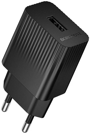 Сетевое зарядное устройство BOROFONE BAS71A Source single-port charger Black (6941991122552)