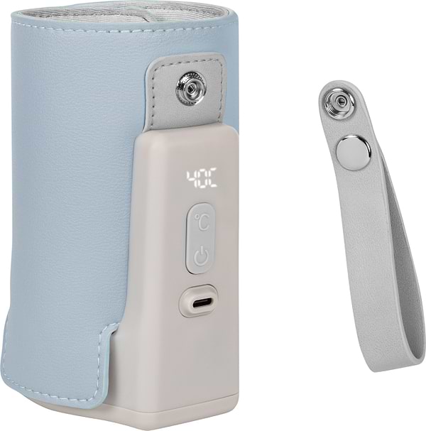 Фото - Підігрівач дитячих пляшечок дорожній Lionelo Thermup Go Plus Blue Sky