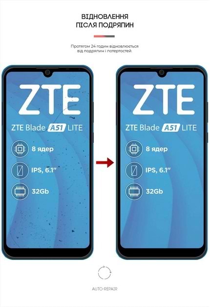 Фото - Захисна плівка для смартфону Armorstandart for ZTE Blade A51 lite (ARM65644)