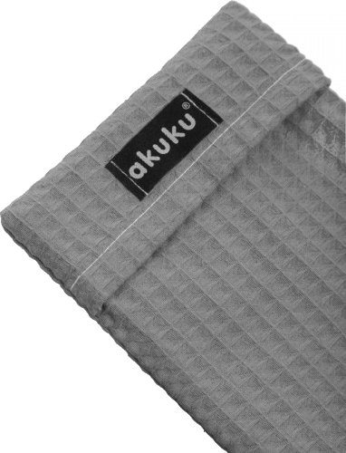 Фото - Сухая грелка для малыша Akuku с вишневыми косточками 13x16 см, серый (A0635)