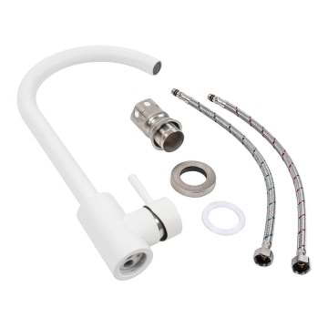 Фото - Смеситель кухонный VALESO 56 B NESP (3008 А) белоснежный