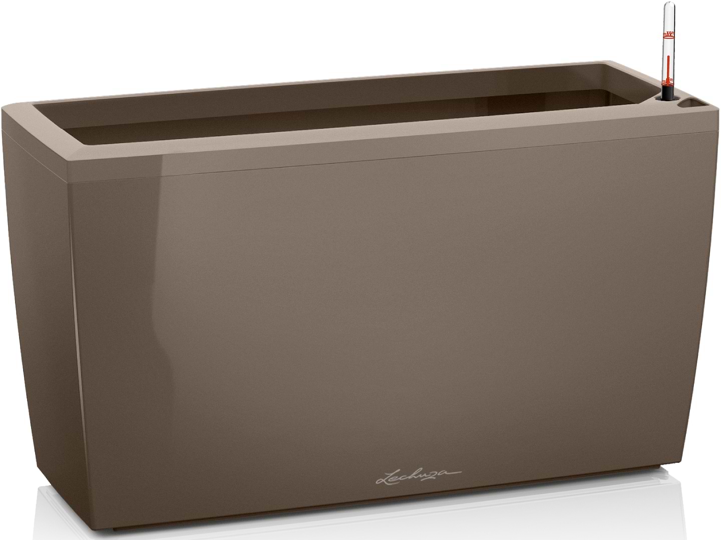 Вазон Lechuza Cararo 75/30/43 Серо-коричневый 18804