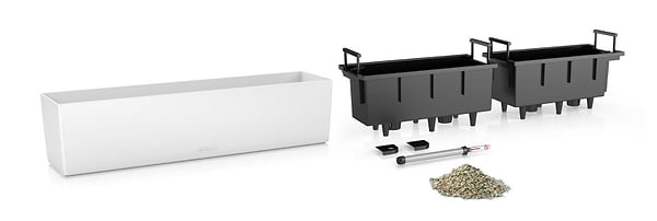 Фото - Вазон Lechuza  80\19\19 BALCONERA Color сірий 15683