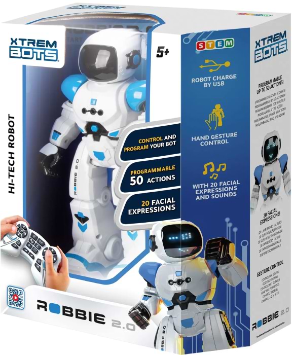 Фото - Радиоуправляемый робот BlueRocket Робби 2.0 STEM (XT3803272)