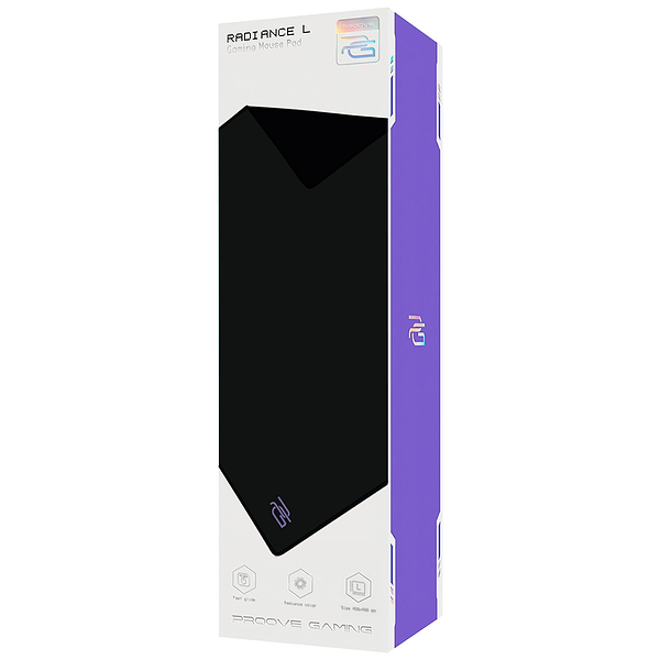Фото - Коврик для мыши игровой Proove Gaming Radiance L Black (MPRD00200001)