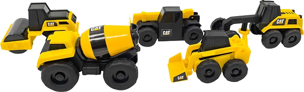 Фото - Наземная строительная техника Funrise CAT минитехника ассортимент B, 5 шт. в наборе (83330)