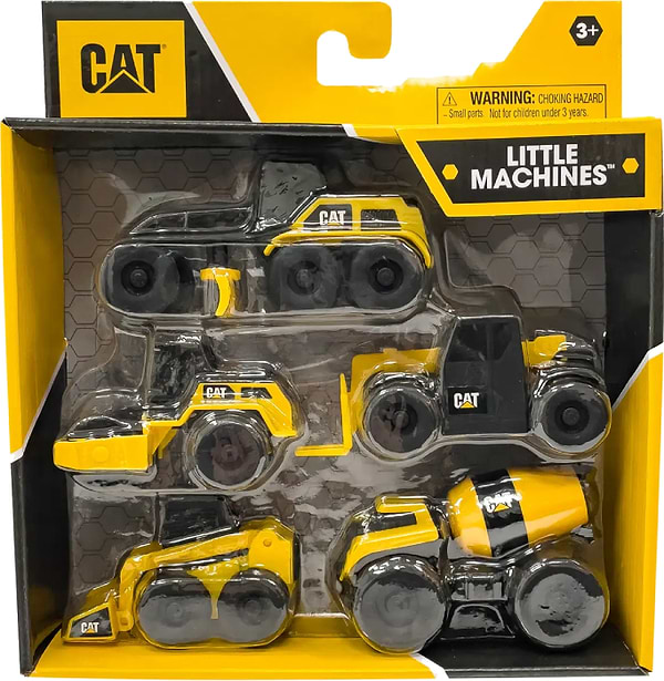 Фото - Наземная строительная техника Funrise CAT минитехника ассортимент B, 5 шт. в наборе (83330)