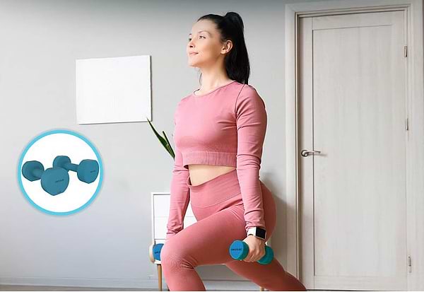 Фото - Набір гантель Cecotec Drumfit 500 DoubleNeo 2 шт. по 5 кг (CCTC-07202)