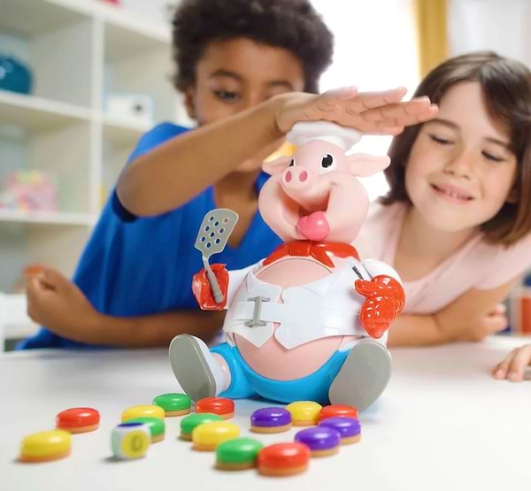 Фото - Уценка - Настольная игра (3-4 года) Goliath Перекорми кабанчика (330546.B04)