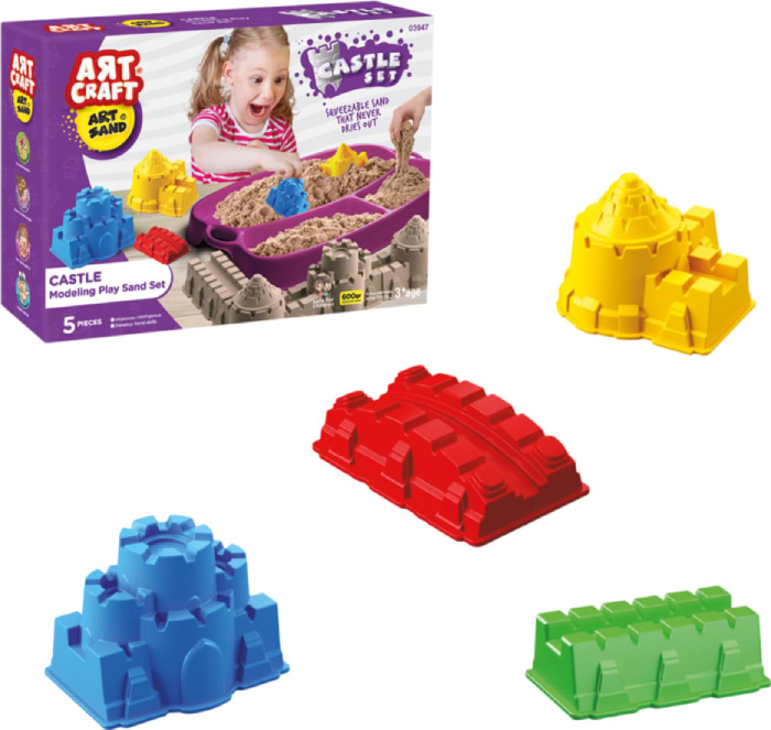 Кінетичний пісок dede Замок Art Craft 600 г (03947) - Фото 1