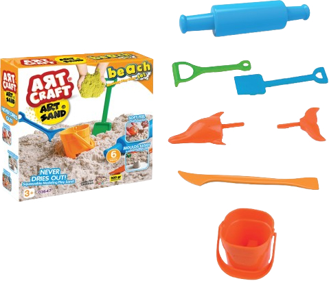 Кинетический песок dede Пляжный Art Craft 500 г (03647)