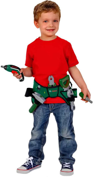 Фото - Сюжетно-ролевая игра. Набор-профессий Klein Bosch Mini Пояс для инструмента (8313)