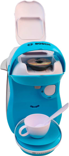 Фото - Сюжетно-рольова гра. Будинок. Побутова техніка Klein Кавомашина бірюзова Bosch Mini (9520)
