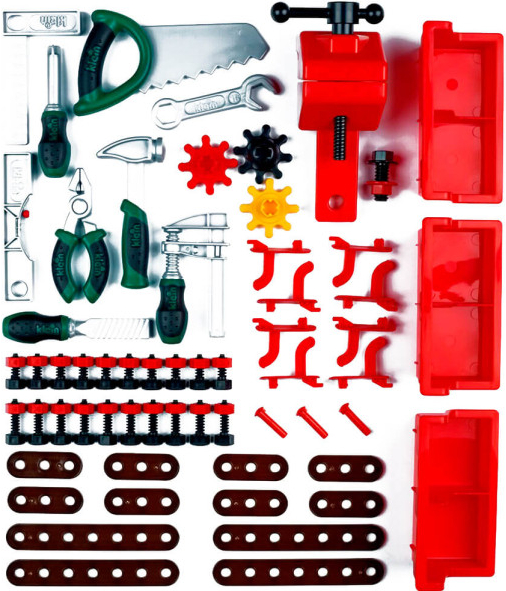 Фото - Сюжетно-рольова гра. Набір-професій Klein Майстерня з 79 частин Bosch Mini (8320)