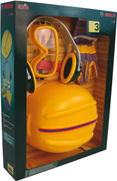 Фото - Сюжетно-рольова гра. Набір-професій Klein Набір аксеуарів з шоломом Bosch Mini (8537)