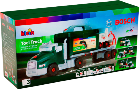 Пластиковий конструктор Klein Ixolino II з вантажівкою Bosch Mini (8640)