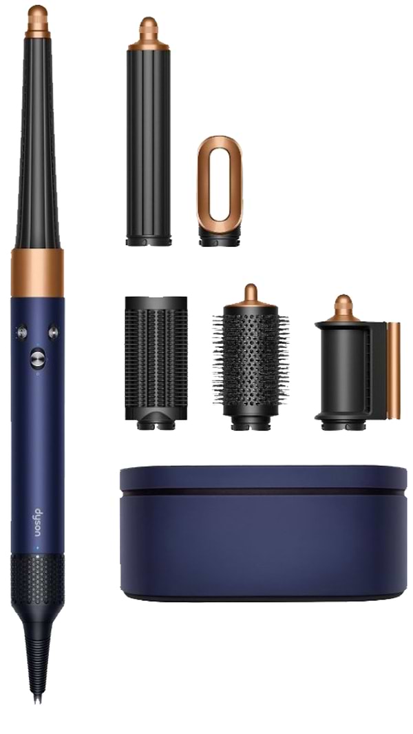 Фото - Стайлер Dyson HS08 Airwrap ID Straight/Wavy Prussian blue/Rich Copper Синій/Мідь (107163-01)