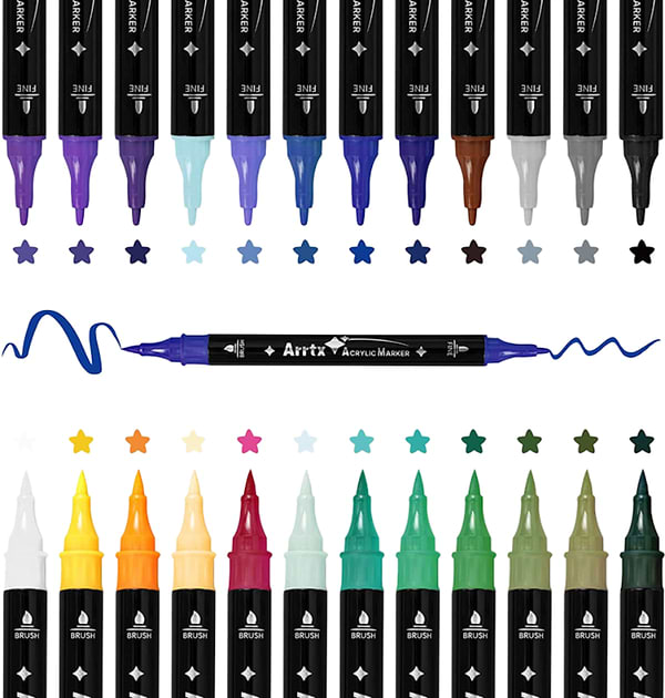 Фото - Набір маркерів Arrtx AACM-03-24B (LC303304) Фото - Набір маркерів Arrtx AACM-03-24B (LC303304)