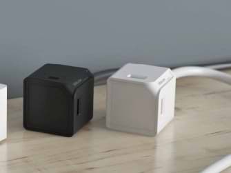 Фото - Сетевое зарядное устройство Allocacoc USBcube Extended 1.5m 4 USB Black (10464BK/EUEUMC)