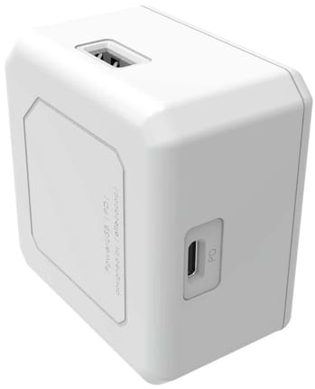 Мережевий зарядний пристрій Allocacoc PowerUSB PD 60W White (11111WT/EUPUPD)
