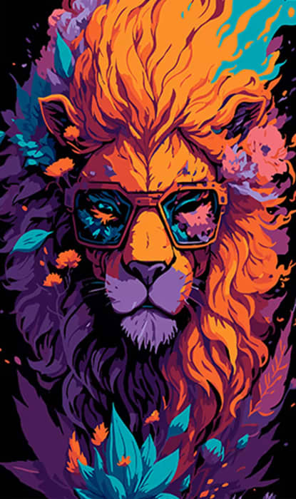 Фото - Картина по номерам Strateg Стильный Царь на черном фоне 50х25 см (BH5025-6)