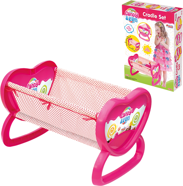 Фото - Меблі і будиночки для ляльки dede Колиска Candy&amp;Ken (01956)
