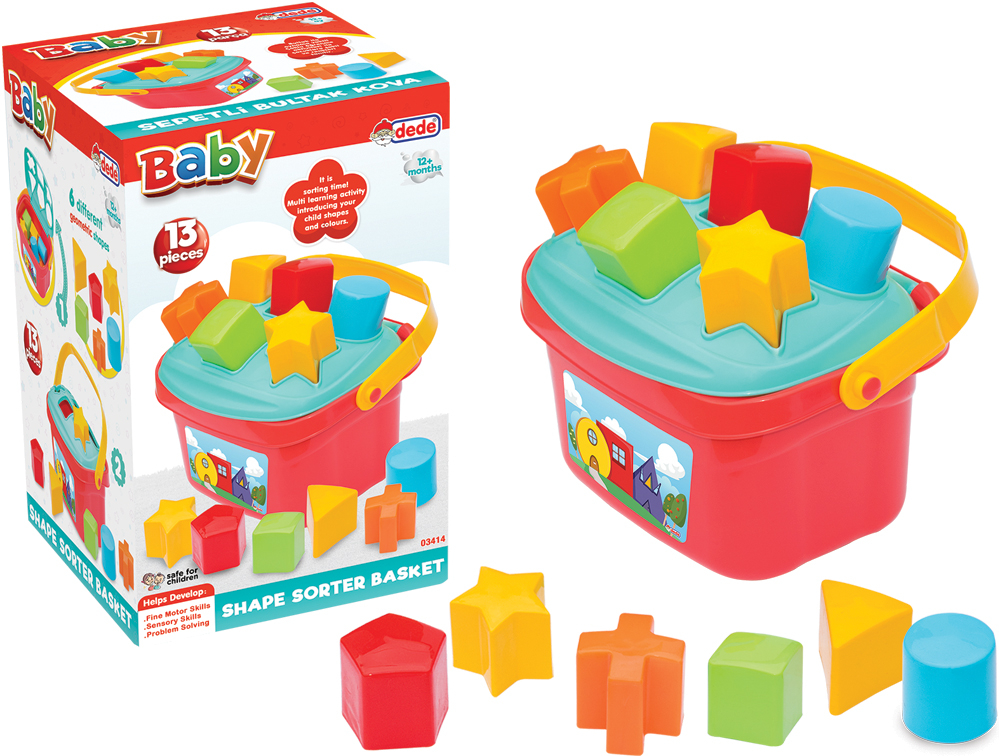Сортер dede кошик (геометричні фігури) (03414)