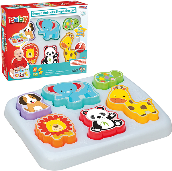 Фото - Сортер dede зверьки (03431)