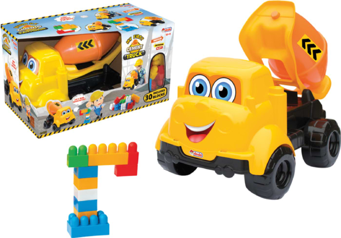 Базовий ігровий транспорт для малюка dede Бетонозмішувач з конструктором (03433)