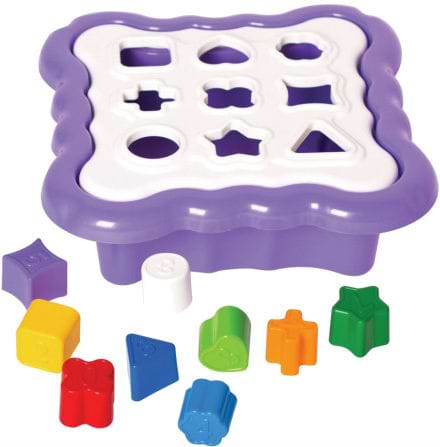 Сортер Tigres Розумні Фігурки Фіолетовий 10 ел. (39520)