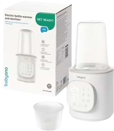 Фото - Подогреватель детских бутылочек стационарный BabyOno с функцией стерилизации (1599)