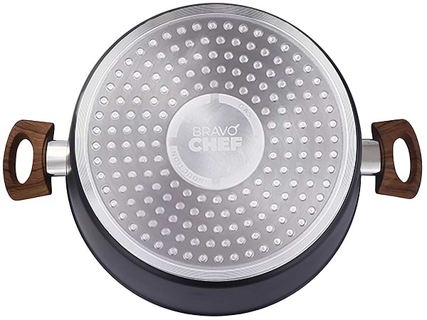 Фото - Кастрюля BRAVO CHEF 26 см 4.9 л с крышкой (BC-2101-26)