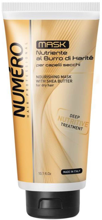 Фото - Маска для волос Numero питательная с маслами Карите (Ши) и авокадо 300 мл (8011935069705)