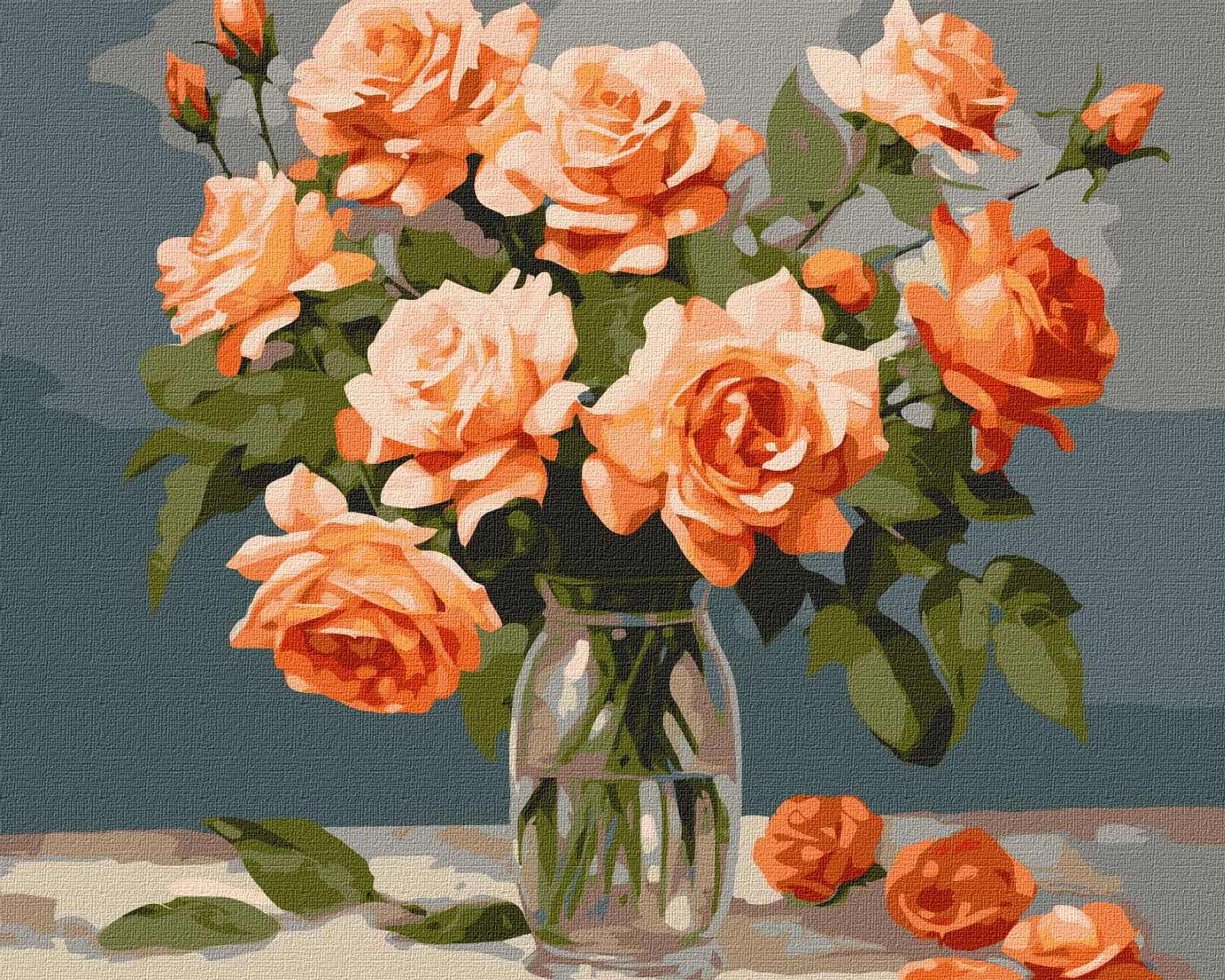 Картина по номерам Ideyka Утонченный букет 40х50 см (KHO3251)