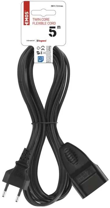 Фото - Подовжувач 220В EMOS PC01305 1 розеткa 5 м