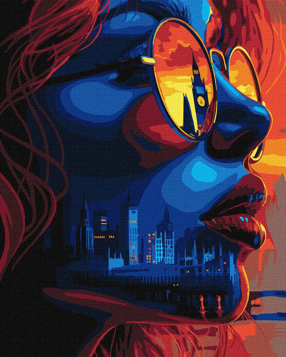 Фото - Картина за номерами Ideyka Захід сонця в Лондоні ©art_selena_ua 40х50 см (KHO8459)