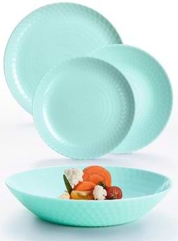 Столовий сервіз Luminarc Pampille Turquoise 18 пр (Q6154)
