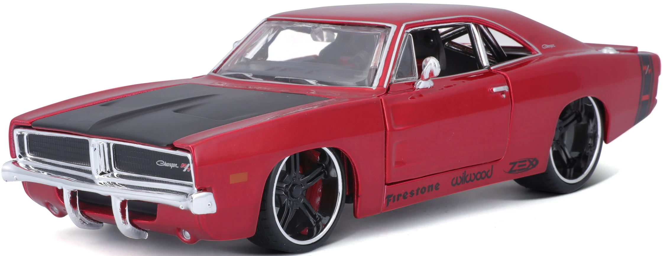 Колекційна машинка 1:24 Maisto 1969 Dodge Charger R/T (32537 met. red)