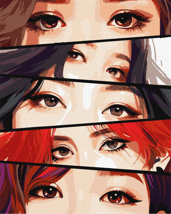 Картина за номерами Ideyka Чарівні очі ©art_selena_ua 40х50 см (KHO8400) - Фото 1