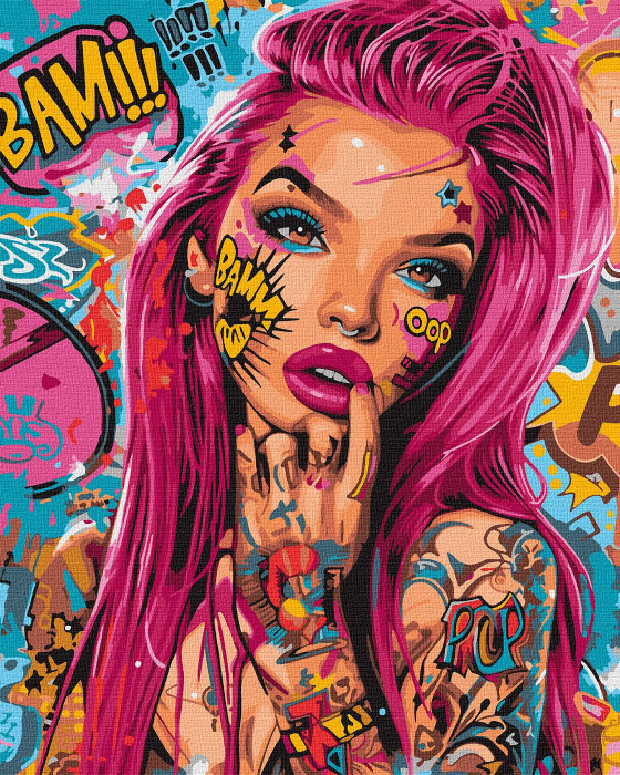 Фото - Картина за номерами Ideyka Кольоровий сплеск ©art_selena_ua 40х50 см (KHO8461) Фото - Картина за номерами Ideyka Кольоровий сплеск ©art_selena_ua 40х50 см (KHO8461)