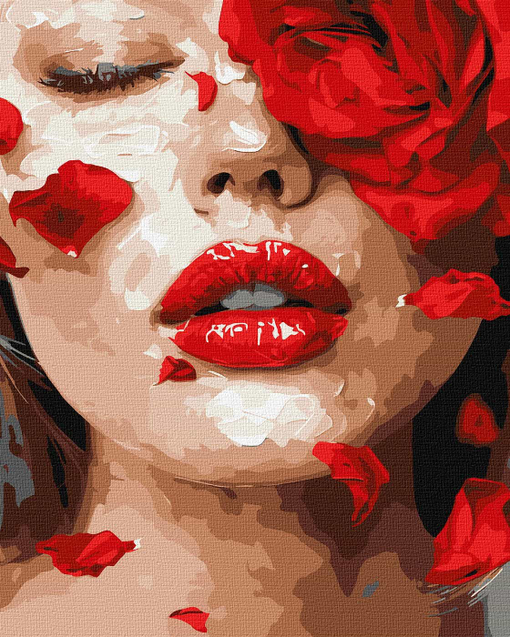 Картина за номерами Ideyka Пелюстки троянди ©artsolomiia 40х50 см (KHO8468) - Фото 1