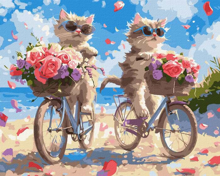 Картина за номерами Ideyka Літній велопробіг ©art_selena_ua 40х50 см (KHO6634) - Фото 1