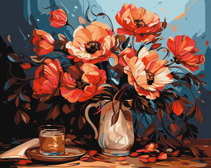 Картина за номерами Ideyka Барвисті маки ©art_selena_ua 40х50 см (KHO5679) - Фото 1