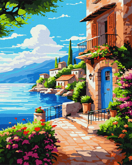 Картина за номерами Ideyka Спокій біля хвиль ©art_selena_ua 40х50 см (KHO2791) - Фото 1