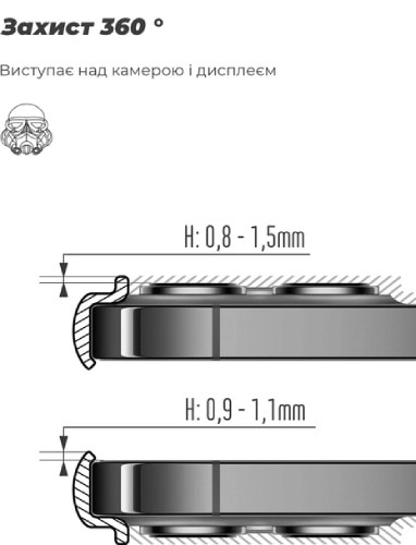 Фото - Чохол для смартфону Armorstandart Icon for Xiaomi Redmi 12С/11A Camera cover Red (ARM65966)