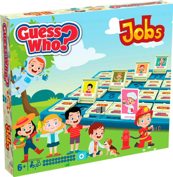 Настільна гра карткова (5-7 років) Winning Moves Jobs - Guess Who? (WM04515-ML1-6) - Фото 1