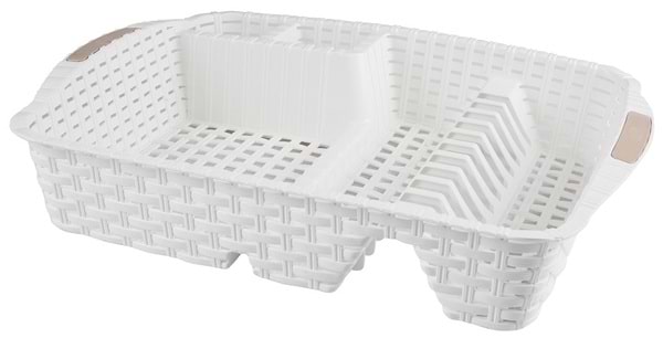 Сушка для посуду VIOLET HOUSE 0757 Роттанг White сушка д/пос. 48x37.5x9 см
